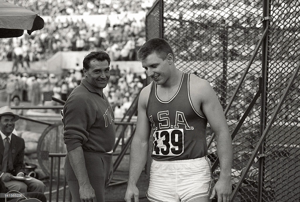 Adolfo Consolini and Al Oerter 1960