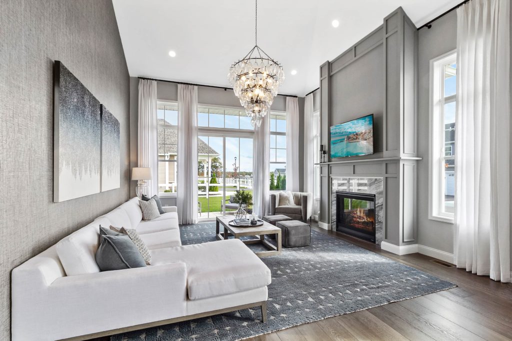 8 the elgin home living room photo credit beechwood homes rise media country pointe meadows in yaphank 1