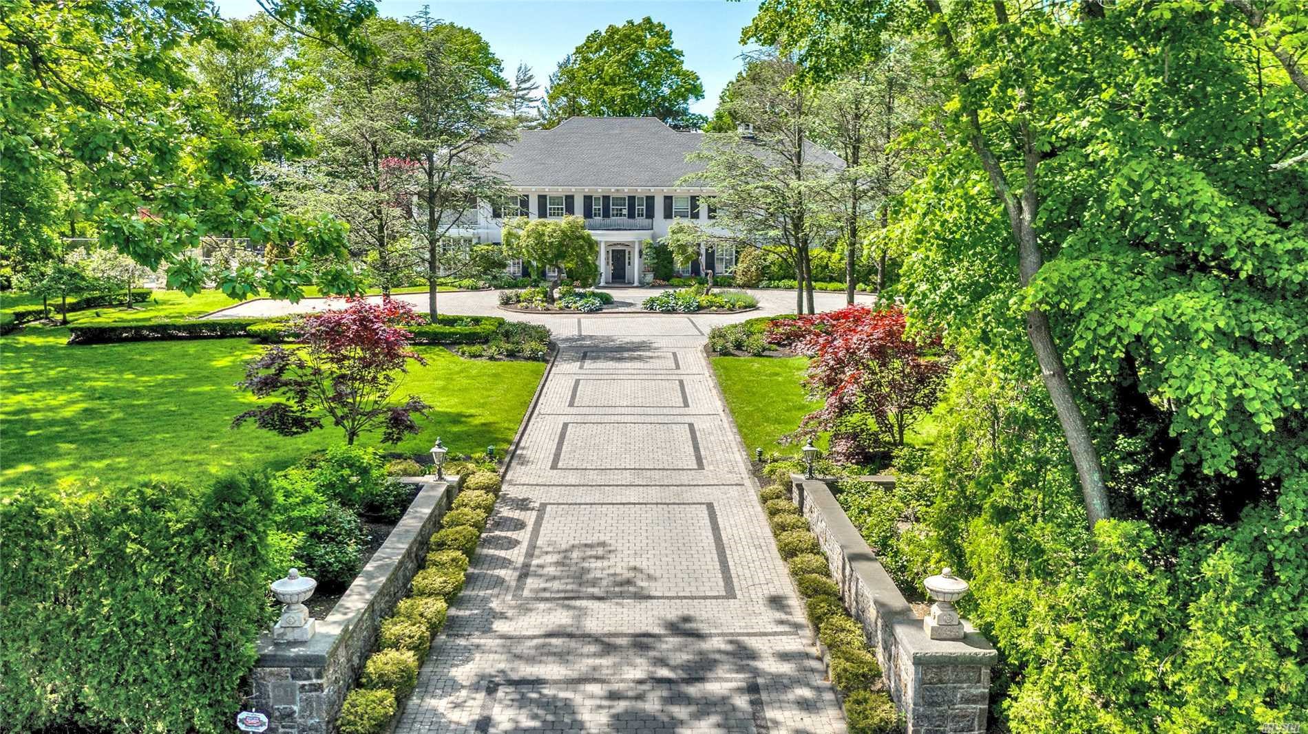 Grand Hewlett Bay Park Center Hall Colonial Asks 3.2M