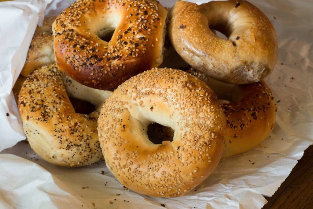 Bean and BAgel Cafe has a bagel subscription gift package.