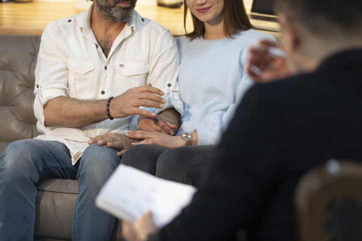 Counseling Session psychiatrist’s talking to couple client