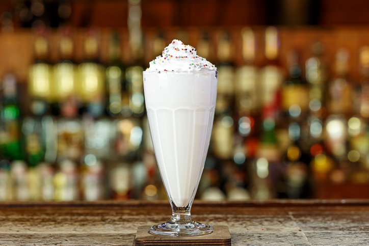 milkshake with cream