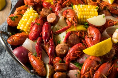 Homemade Southern Crawfish Boil