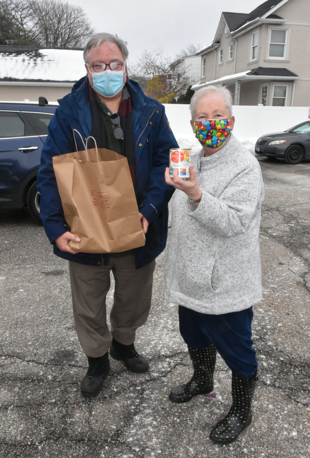 Williston Park Rotary Club Holds Valentine’s Day Food Drive