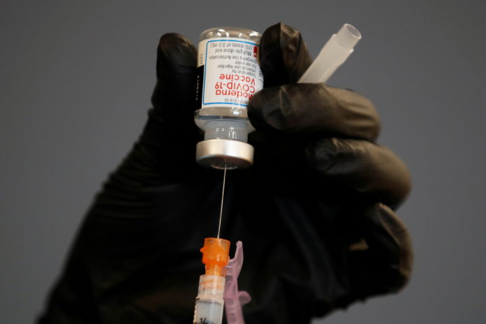FILE PHOTO: California opens up vaccines to all residents over the age of 16 moderna vaccine