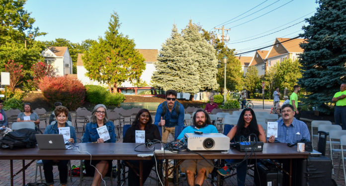 Image 1 Connie Ambrosio - Locascio, Westbury Arts President Julie Lyon, Veneita Mohabir Kyle LeClaire, Sam Pardo, Michelle Ciardulli & Ralph Ciarculli (Owner of Long Island Movie Screens) asbury shorts