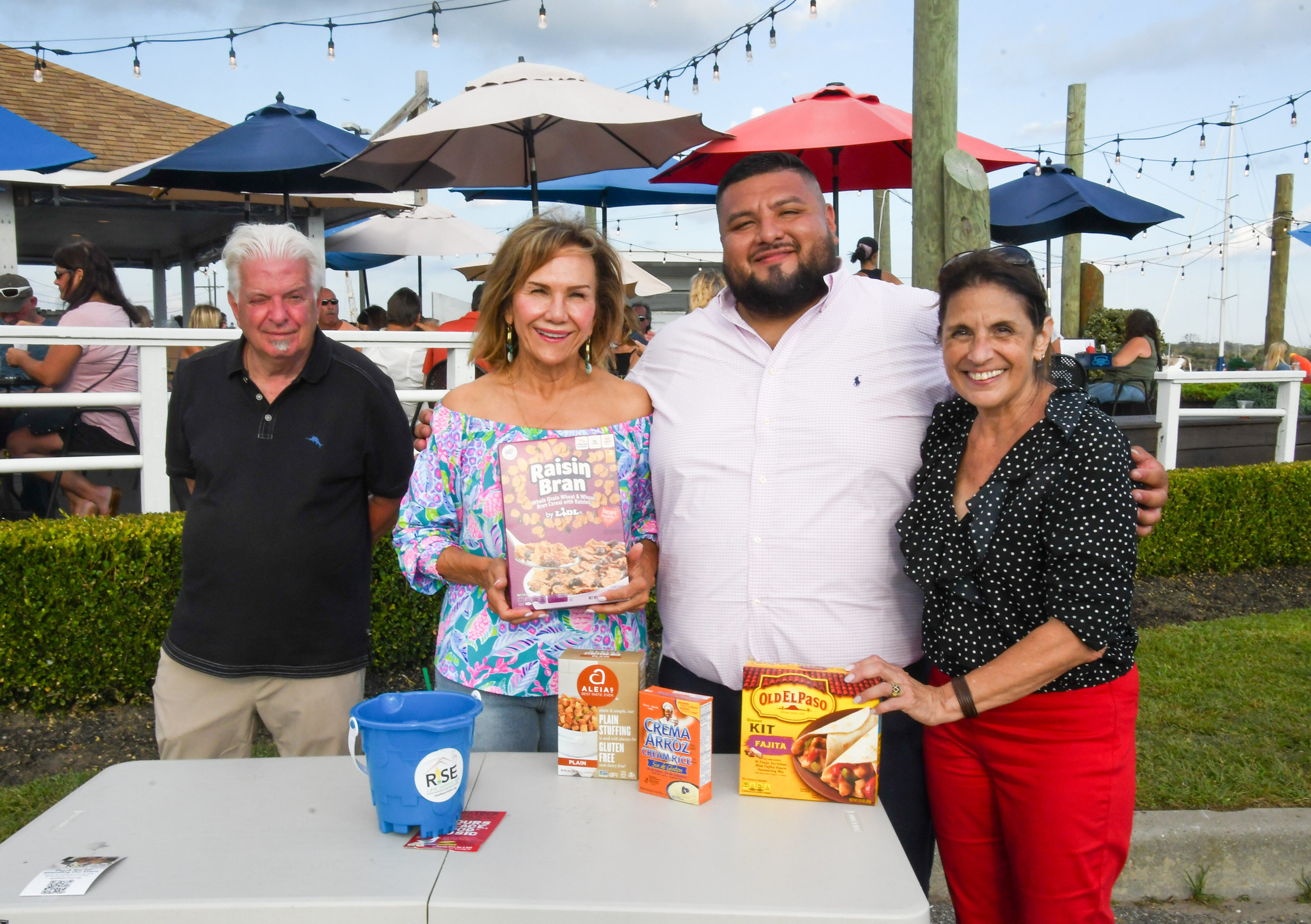 Image 2 Jack Morelli Joan MacNaughton Fidel Garcia Supervisor for the Day Program and Food Pantry for Rise Life Shelley Cataldo