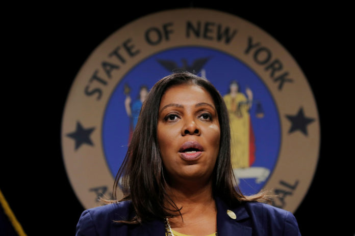 FILE PHOTO: New York State Attorney General Letitia James Inc in New York City babylon