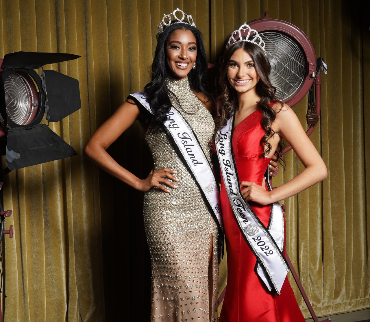 Image 1 Nadgeena Jerome was crowned Miss Long Island 2022 Jessica Fuentes was crowned Miss Long Island Teen 2022 Photo provided by J L Dream Productions Inc.