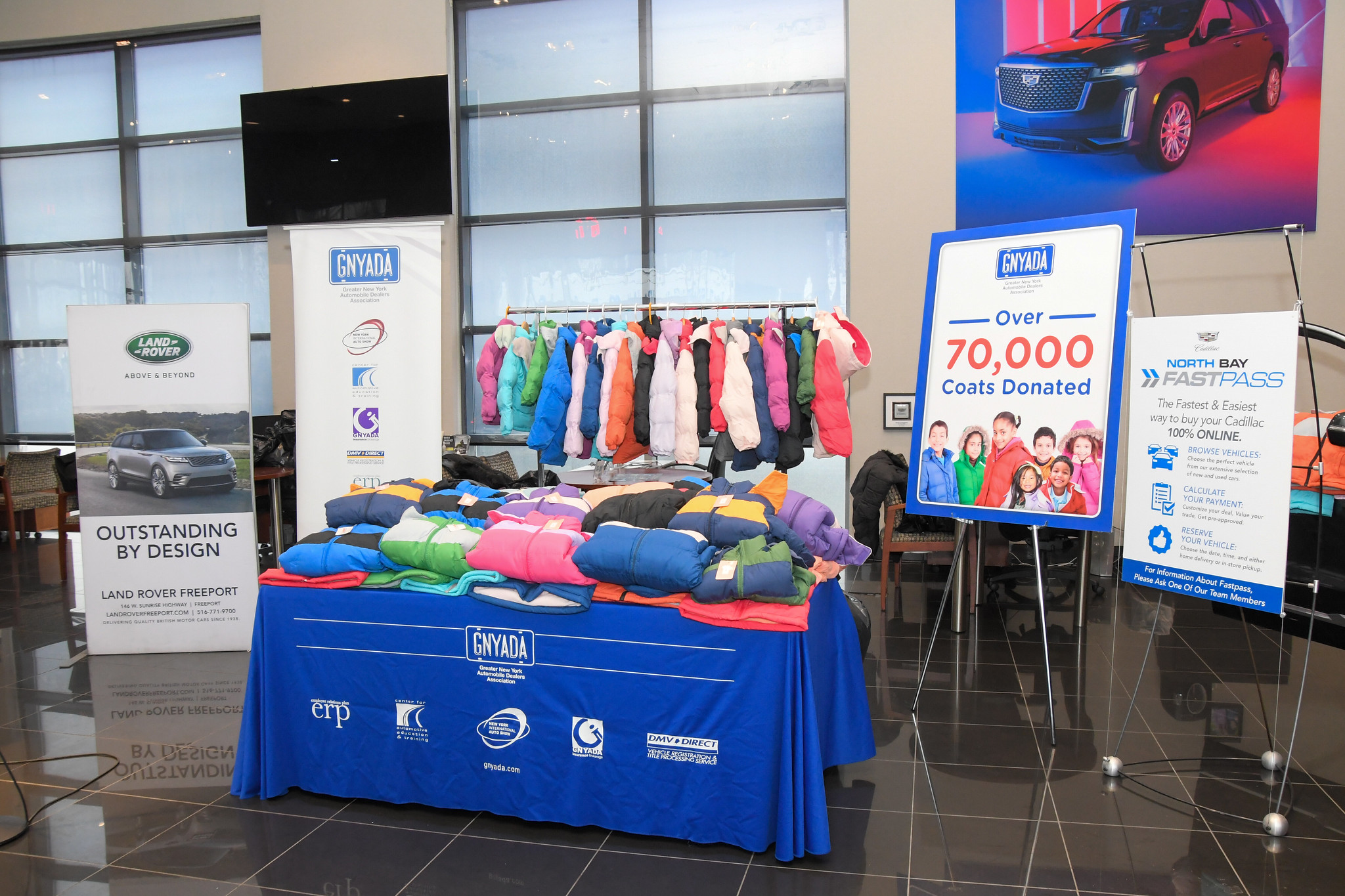 Image 10 The Greater New York Automobile Dealers Association’s annual coat drive at North Bay Cadillac