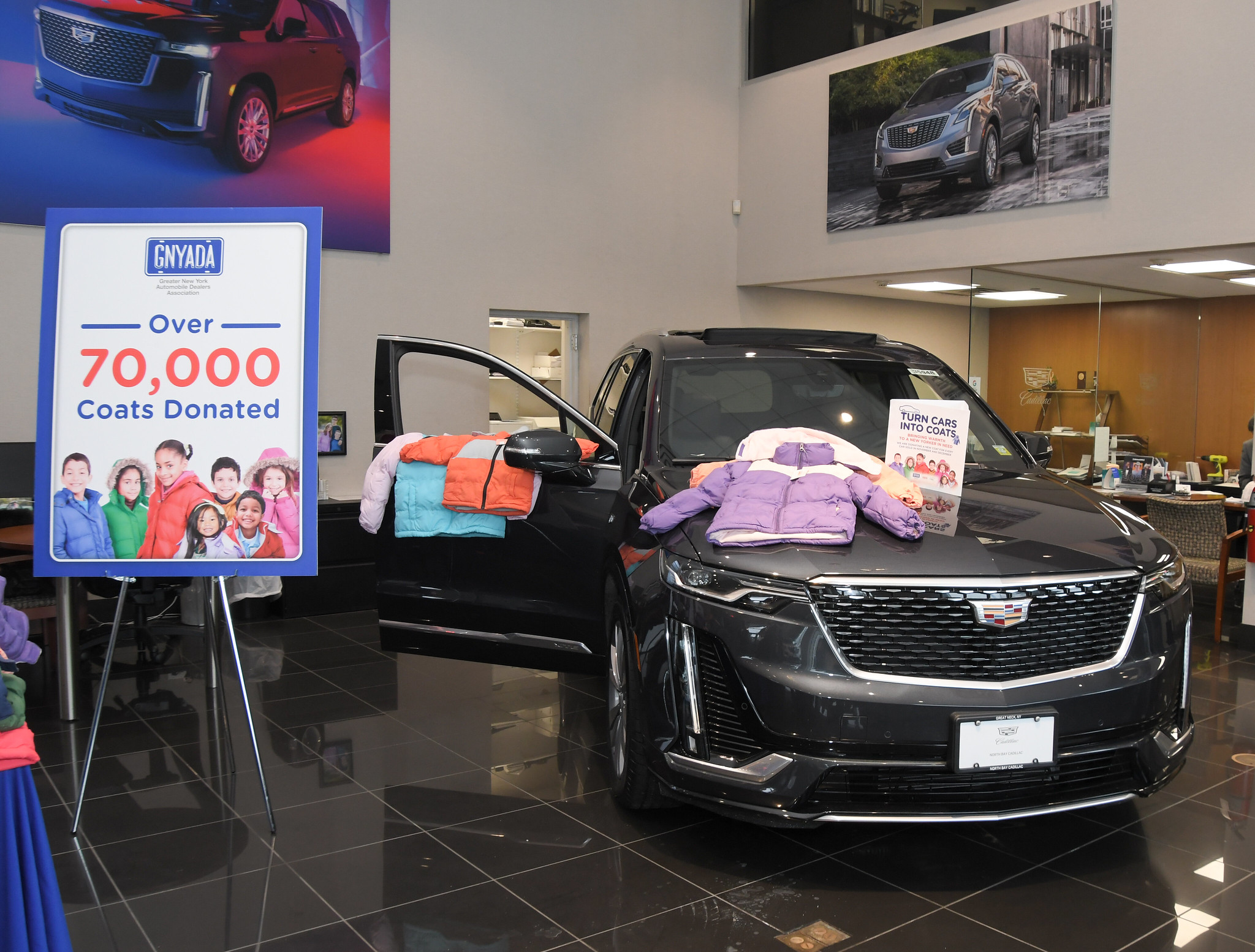 Image 9 The Greater New York Automobile Dealers Association’s annual coat drive at North Bay Cadillac