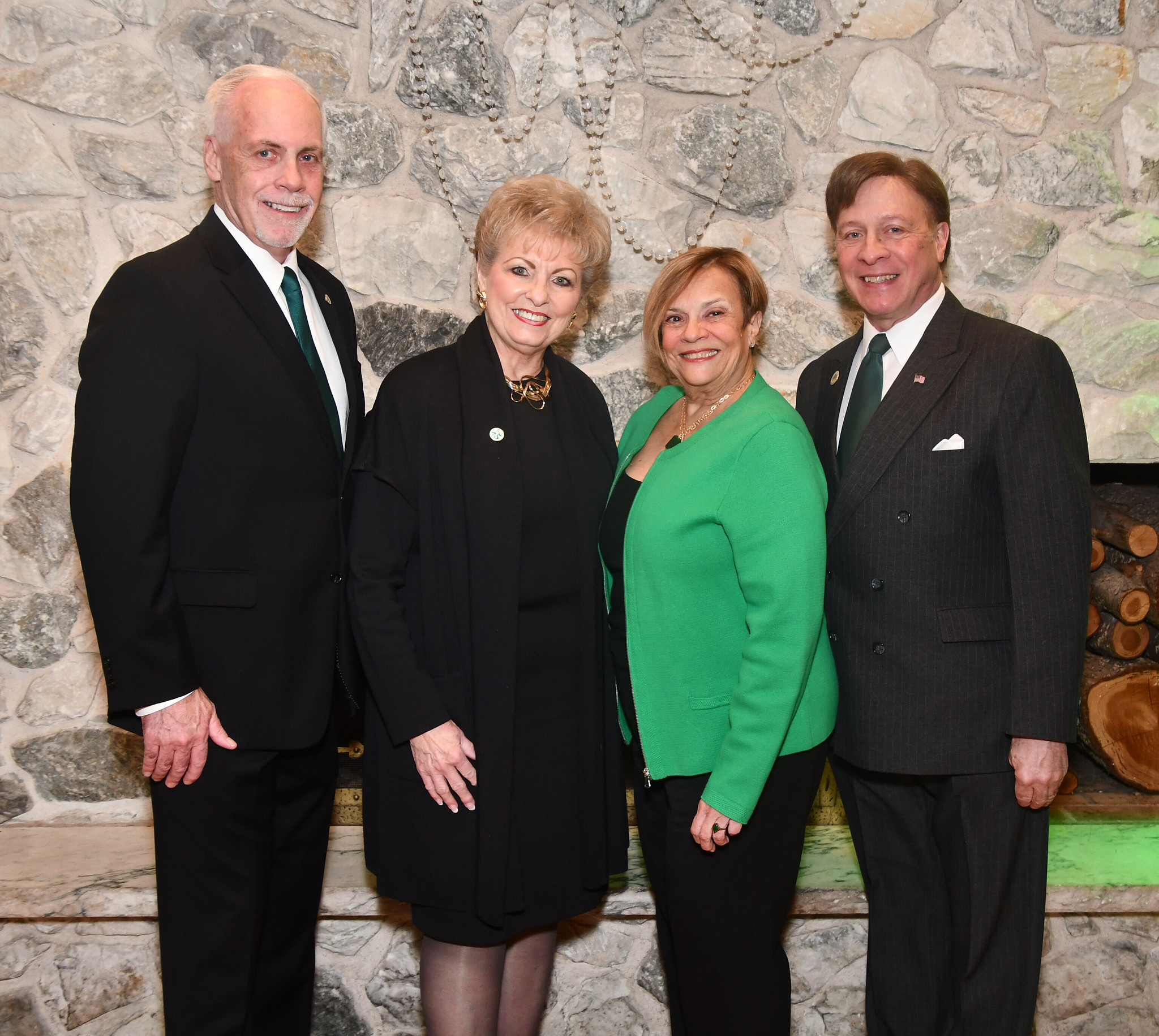 Image 9 Kevin McCaffrey President of the Lindenhurst Chamber of Commerce Joann Boettcher Alice Cromarti Lindenhurst Mayor Michael Lavorata