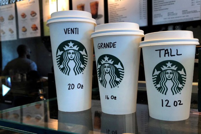 FILE PHOTO: Starbucks in New York City long island starbucks
