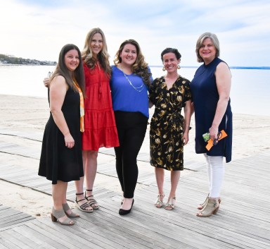 Image 1 Courtney Chambers, Event Co-Chair Tara Nakutaviciusm, Event Co-Chair Courtney Citko, Jessica Coyle & Monika Leach