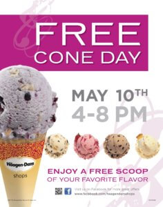 2011 Free Cone Day Poster