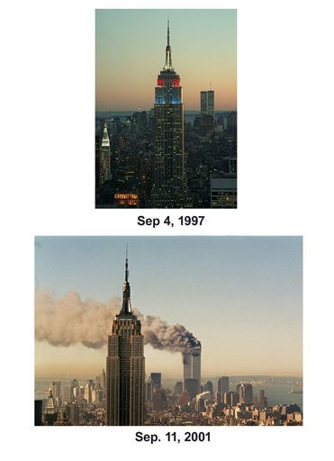 Sept 11 Before and After Combo