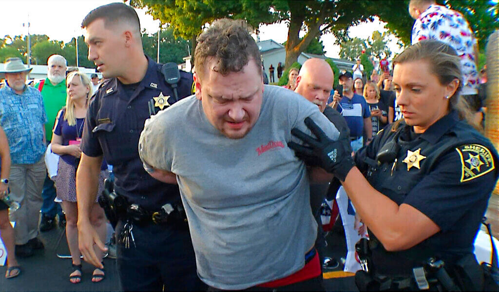 Election 2022 New York Governor Zeldin Attacked