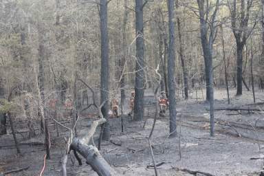 Manorville-Ridge Brush Fire