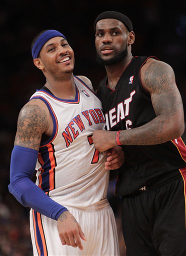 Carmelo Anthony, LeBron James