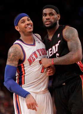 Carmelo Anthony, LeBron James