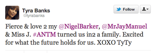 Tyra Banks Tweet