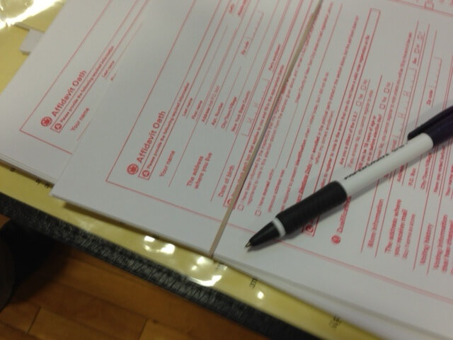 affidavit