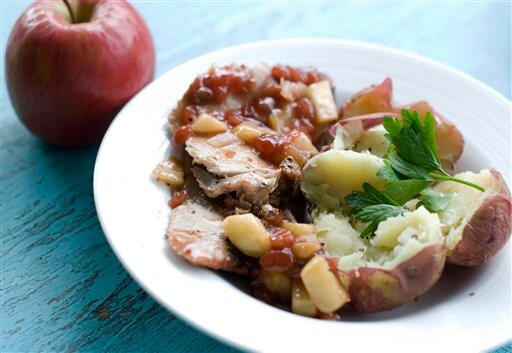 Food Deadline Pork and Apples