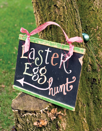 Easter Egg Hunt Sign