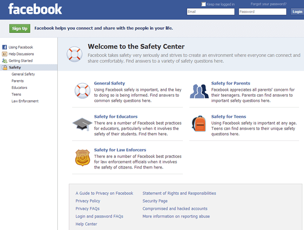 facebook-safety-center