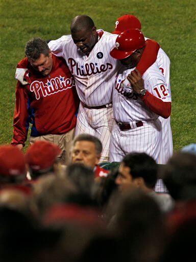 Ryan Howard injured