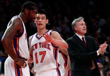 Amare Stoudemire, Jeremy Lin, Mike D’Antoni