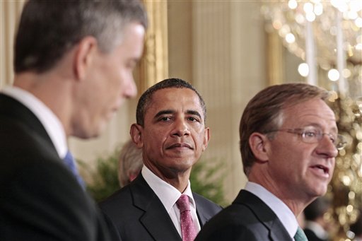 Barack Obama, Arne Duncan, Bill Haslam,