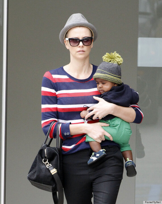 Bald Charlize Theron