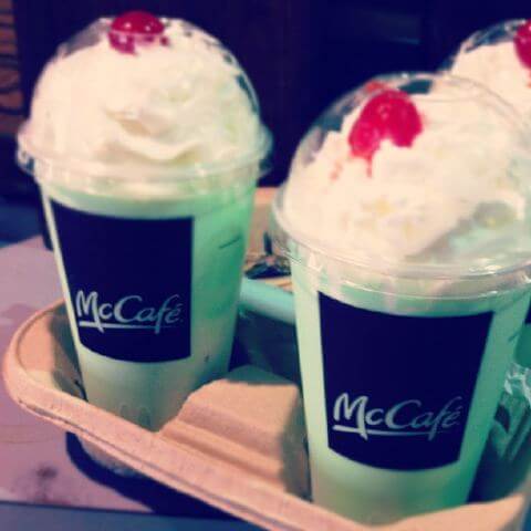 McDonald's Shamrock Shake