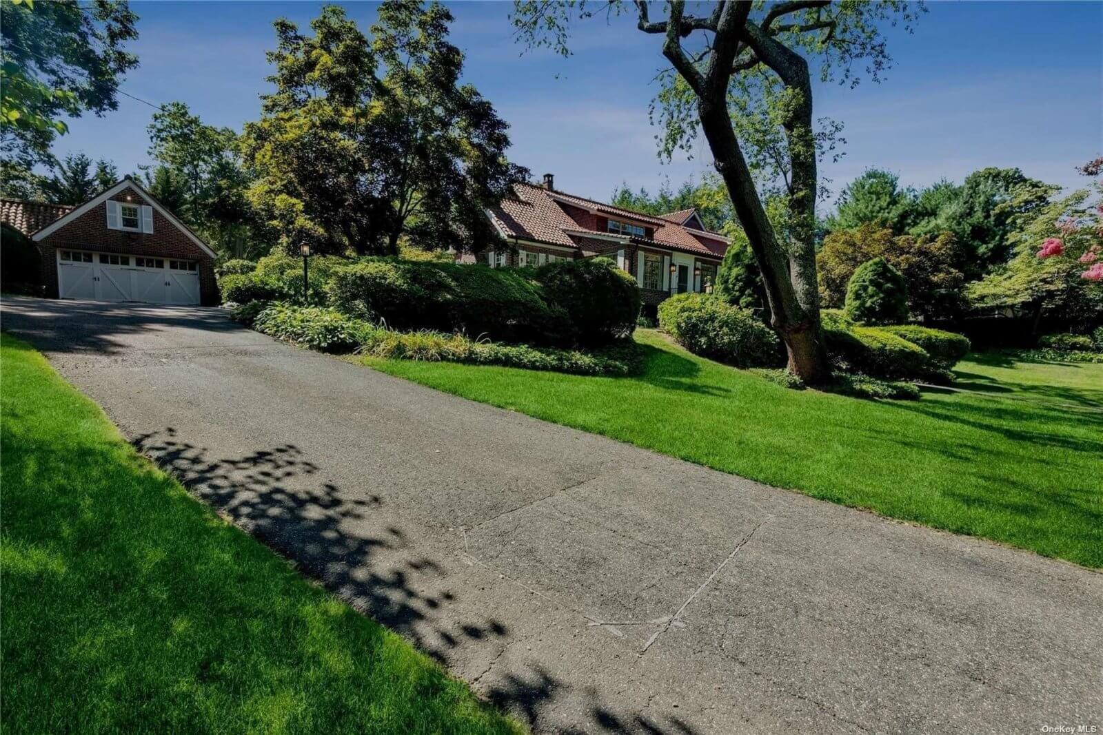 Gated Brick Colonial Estate in Greenlawn Asks 1.2M