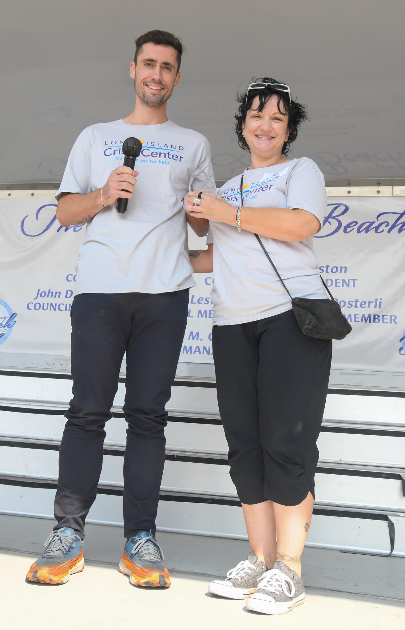 Image 1 Tawni Engel Long Island Crisis Center Associate Executive Direcor Christopher Lamagna Long Island Crisis Center Person of the Year