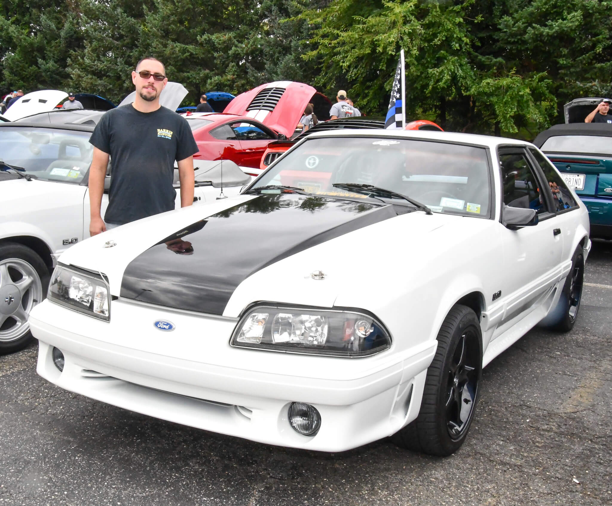 Image 10 Dominick Artale with his 89 White Mustang GT