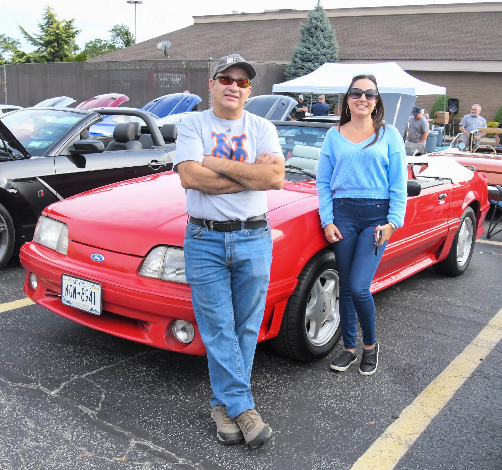 Image 7 Jose Bosques with his 1992 Mustang GT Convertable Melissa Lotardo
