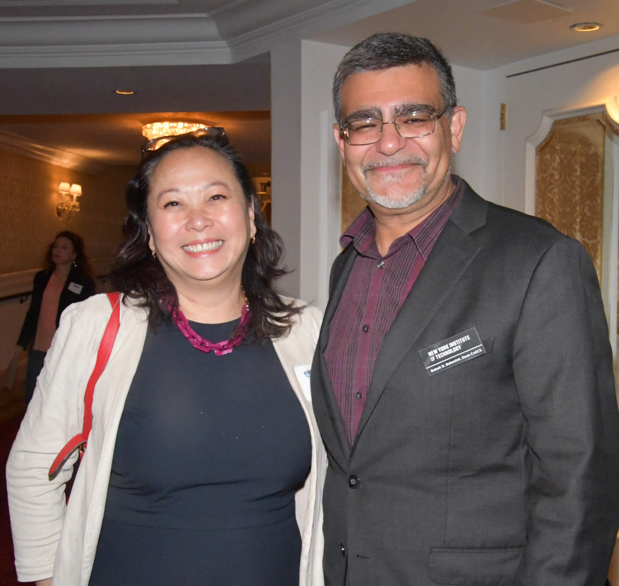 Image 2 Honorees Sophy Lu Northwell Health CIO Babek Beheshti NYIT Dean of College of Engineering