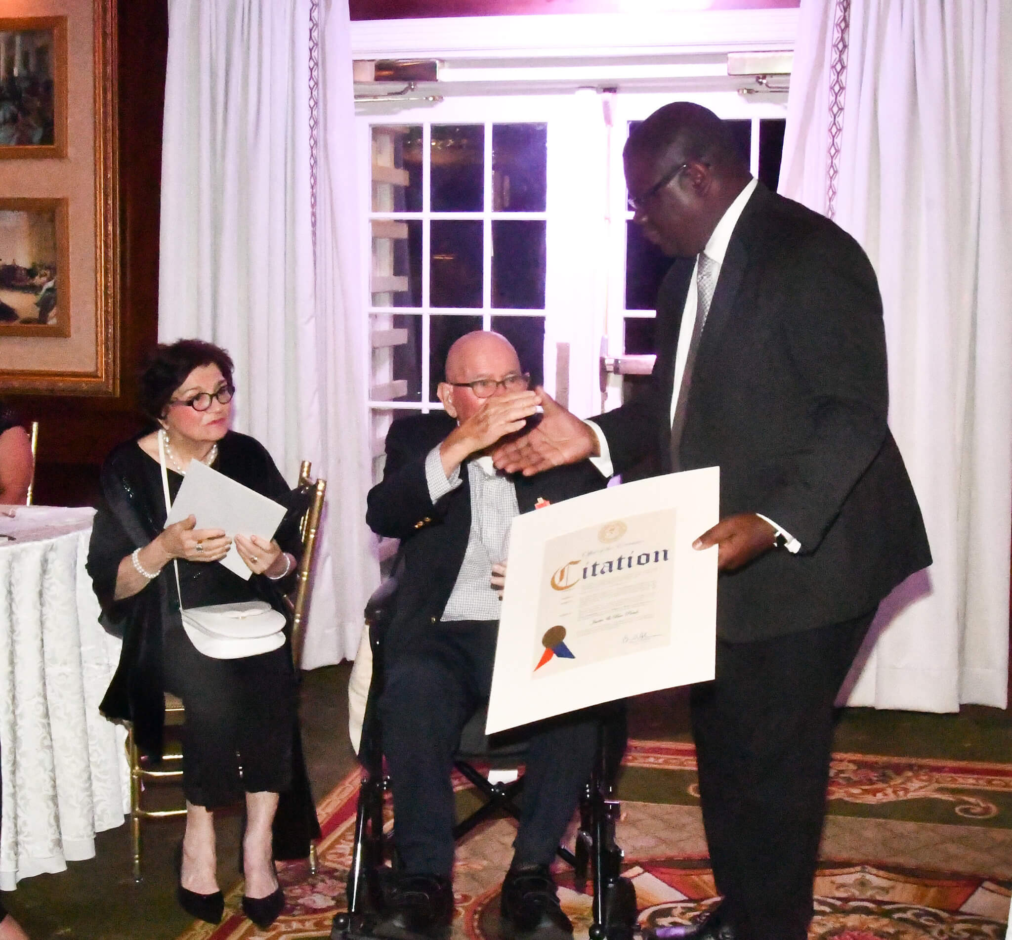 image 11 honorees jackie pardo ben pardo and beaumont jefferson westbury deputy mayor