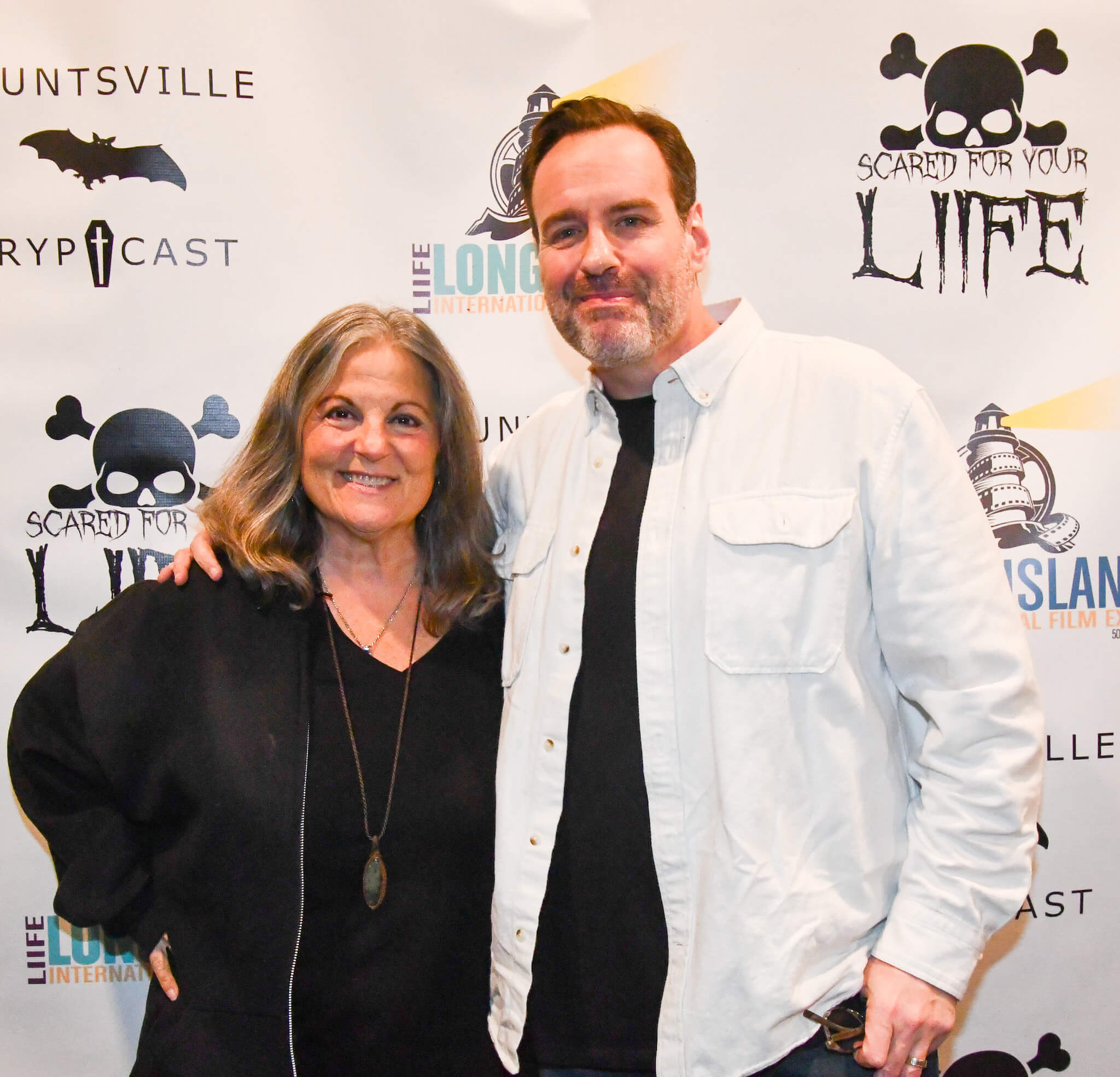 image 2 debra markowitz president of the long island film and television foundation rob karol executive director of the lighthouse international film festival