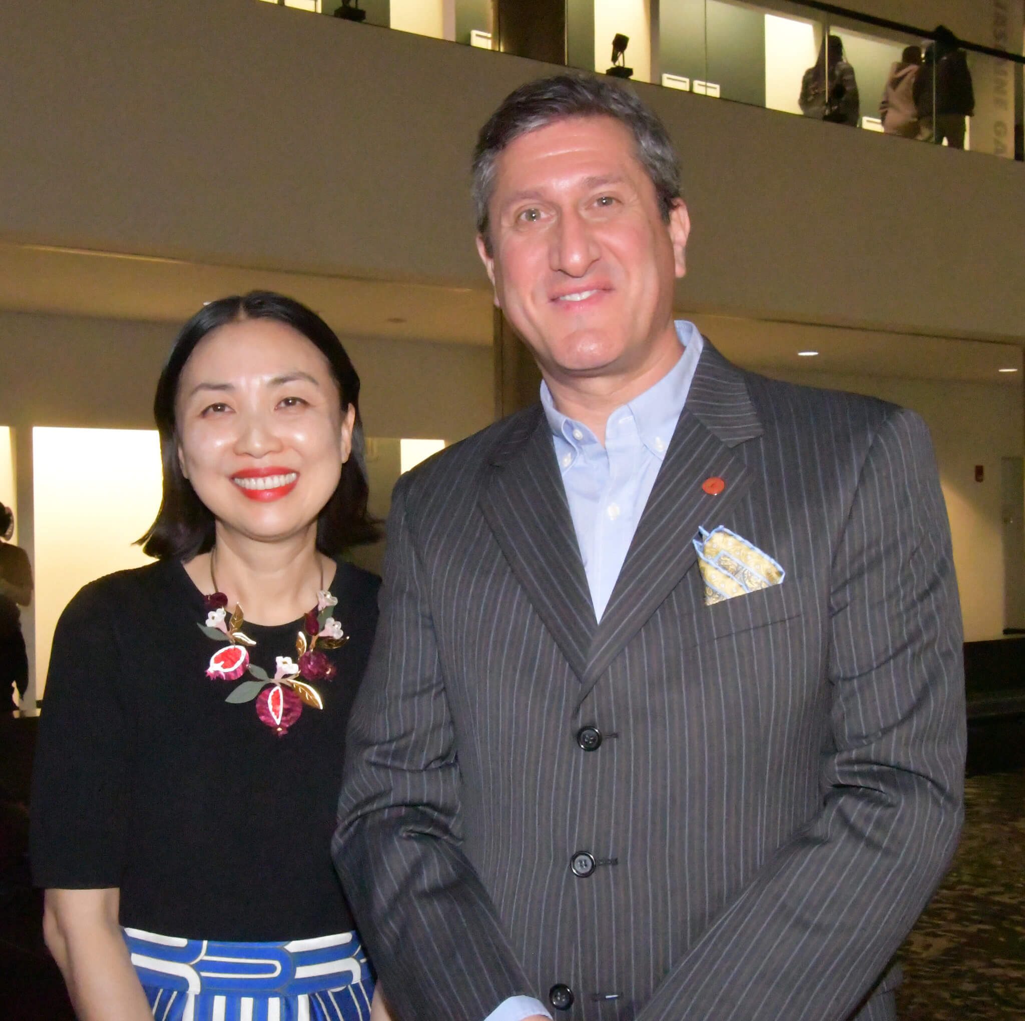 image 3 jinyoung jin director of cultural programs charles b. wang center jonathan kornreich brookhaven town councilman