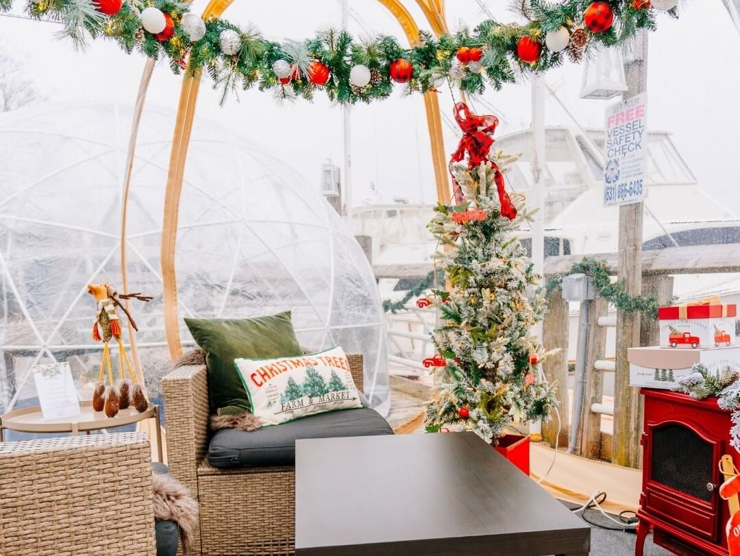 5 Long Island Restaurants With Winter Igloo Seating