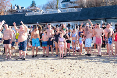 sea cliff polar bear plunge