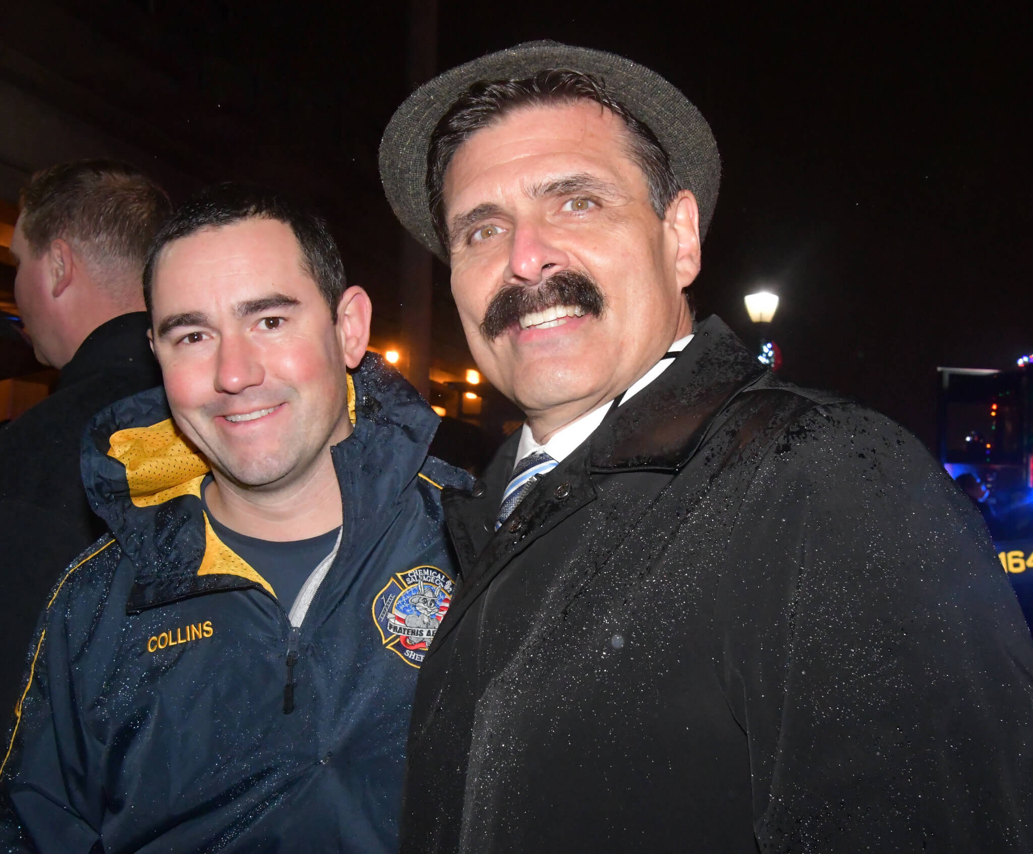 Image 5 David Collins 2nd Assistant Fire Chief of the Lindenhurst Fire Department Patrick Pichichero Lindenhurst Village Trustee