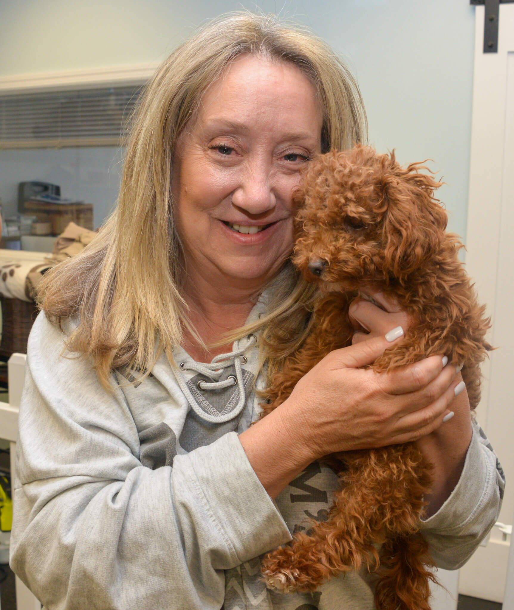 Image 7 Kristine Schuette with foster dog Ivy