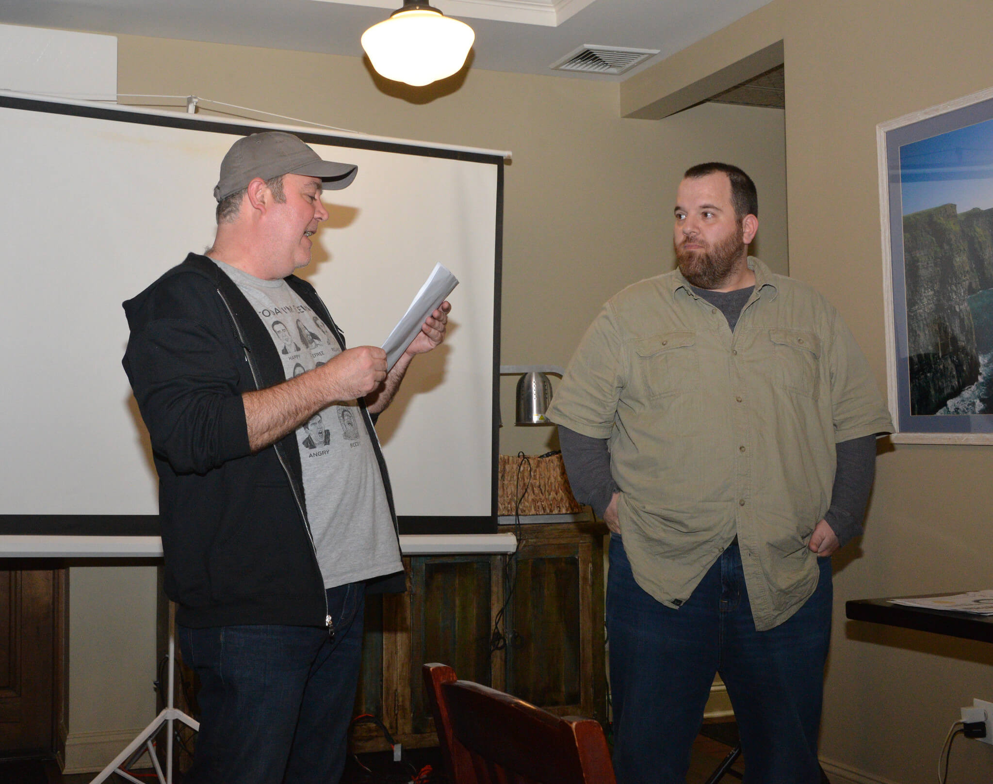 image 2 point lookout film festival organizers cj cullen larry rosen