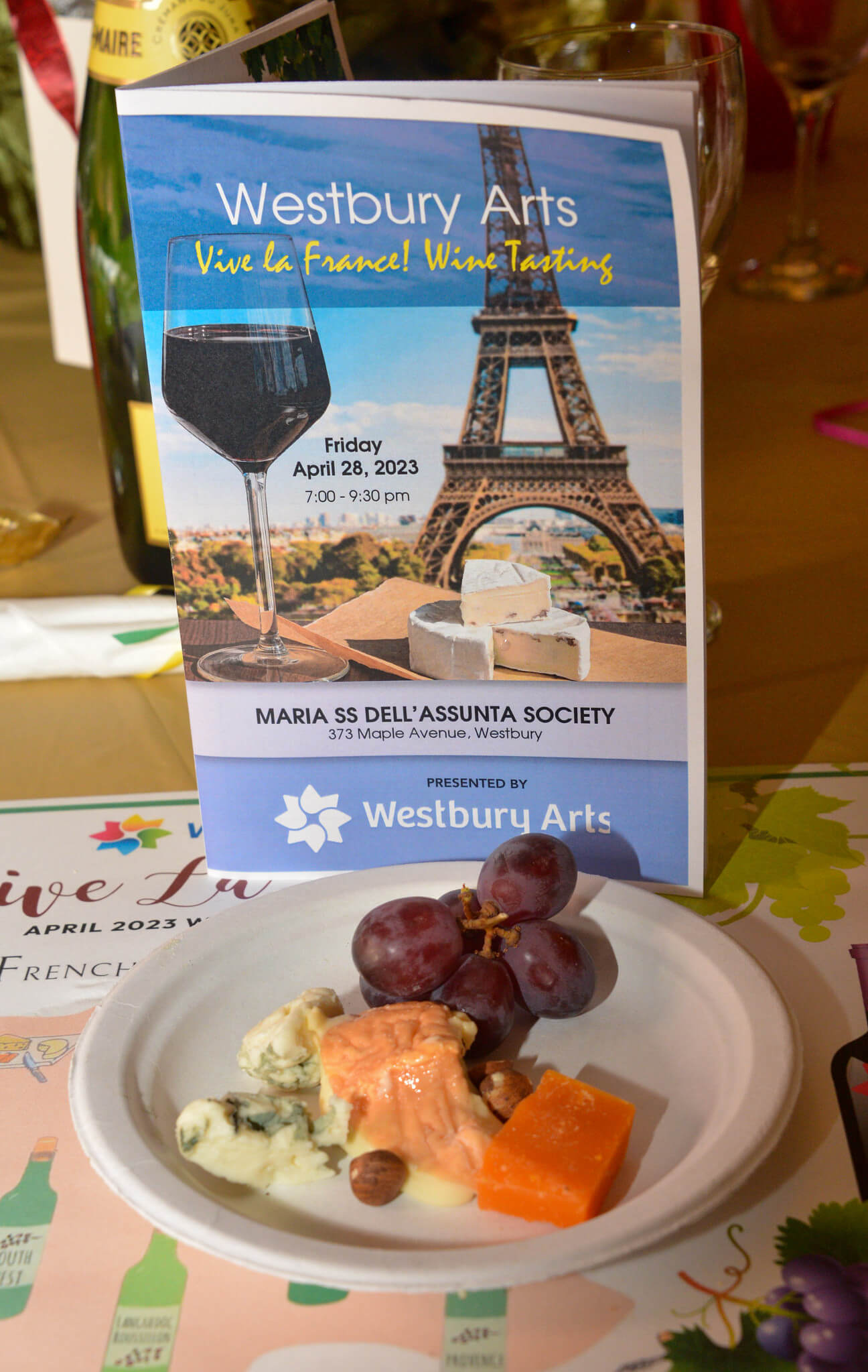 Image 16 Westbury Arts Vive la France Wine Tasting Fundraiser