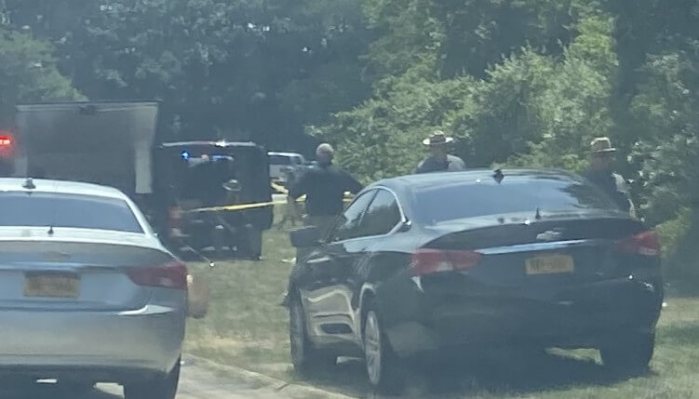 Unidentified human skeletal remains were found in West Islip (Long Island Press photo)