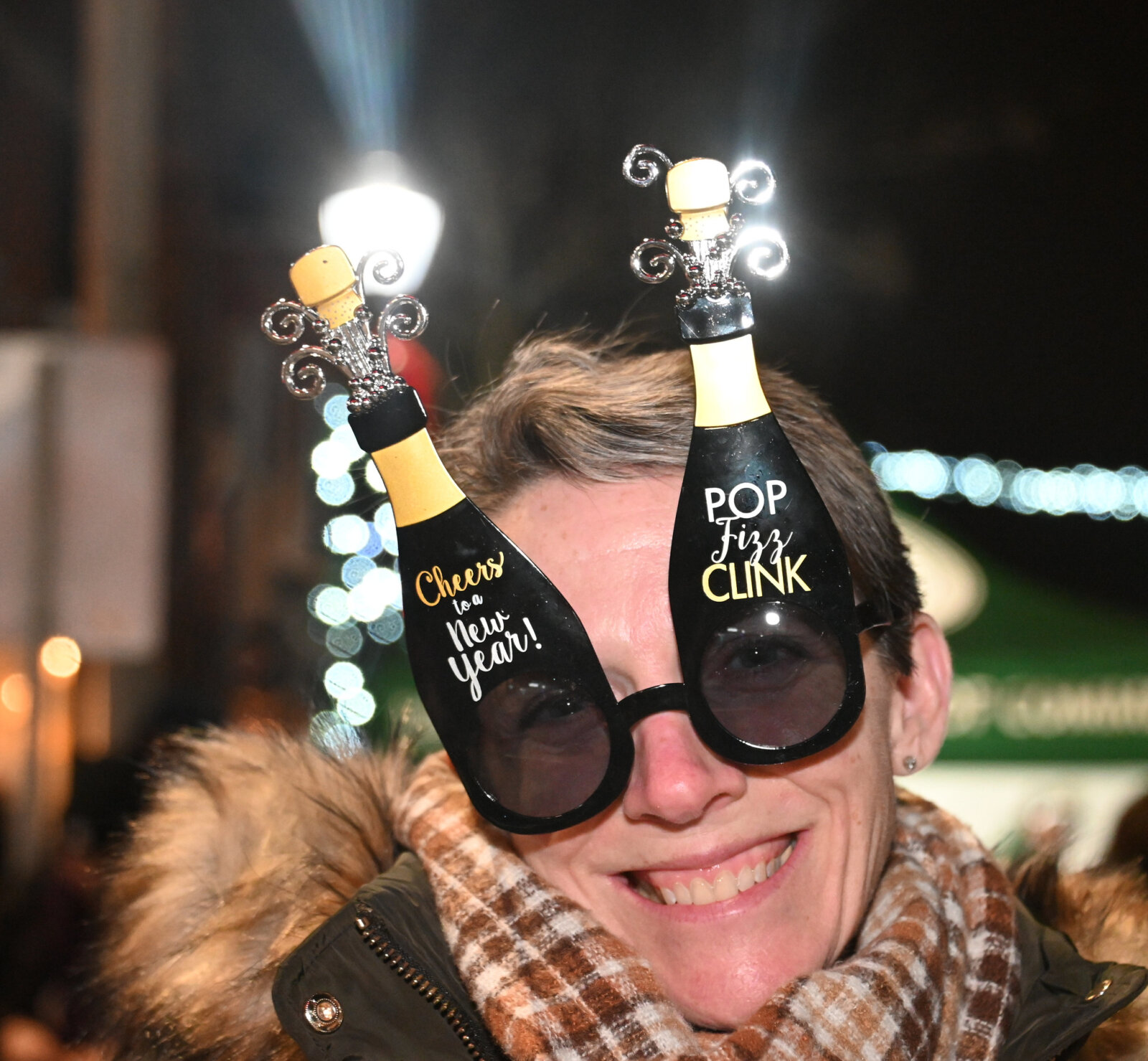 Huge Crowds at the Village of Lindenhurst New Year’s Eve 2024 Ball Drop